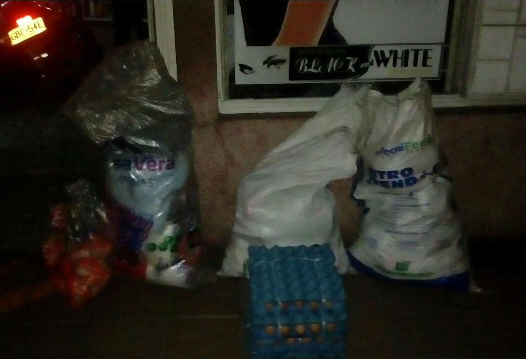 Imagen de los saqueos en el municipio de Saldaña, Tolima Imagen de los saqueos en el municipio de Saldaña, Tolima