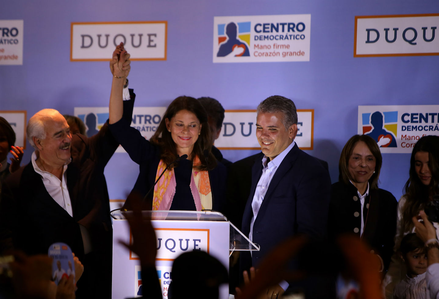 Marta Lucía Ramírez e Iván Duque Marta Lucía Ramírez e Iván Duque