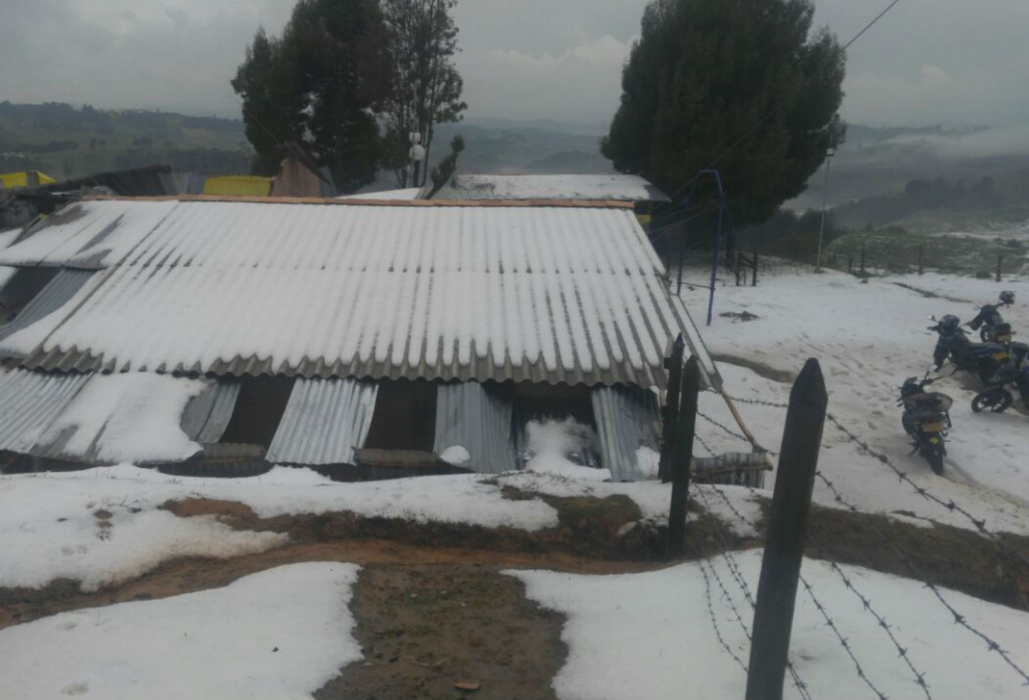 Granizada en Santa Rosa de Osos Granizada en Santa Rosa de Osos