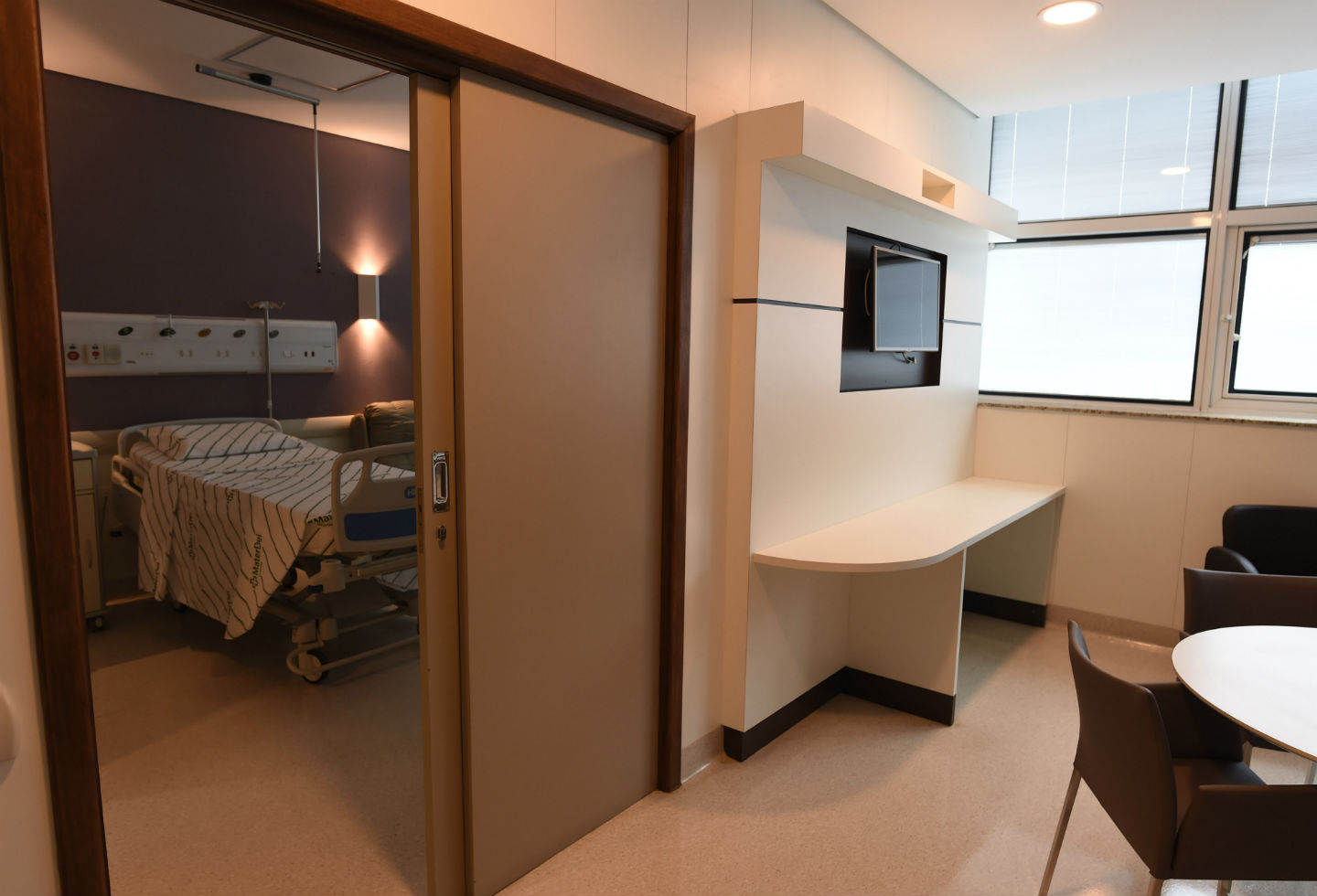 Habitación de Neymar en el hospital de Belo Horizonte Habitación de Neymar en el hospital de Belo Horizonte