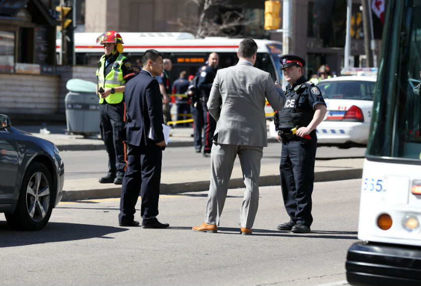Accidente en Toronto Accidente en Toronto