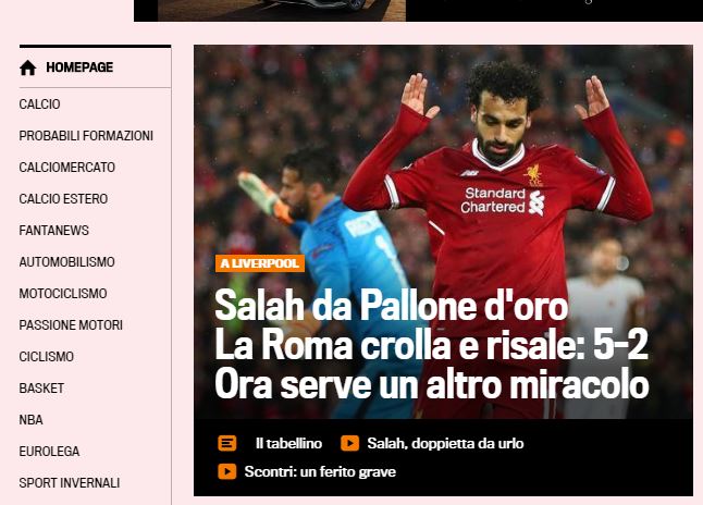 Salah gazzetta