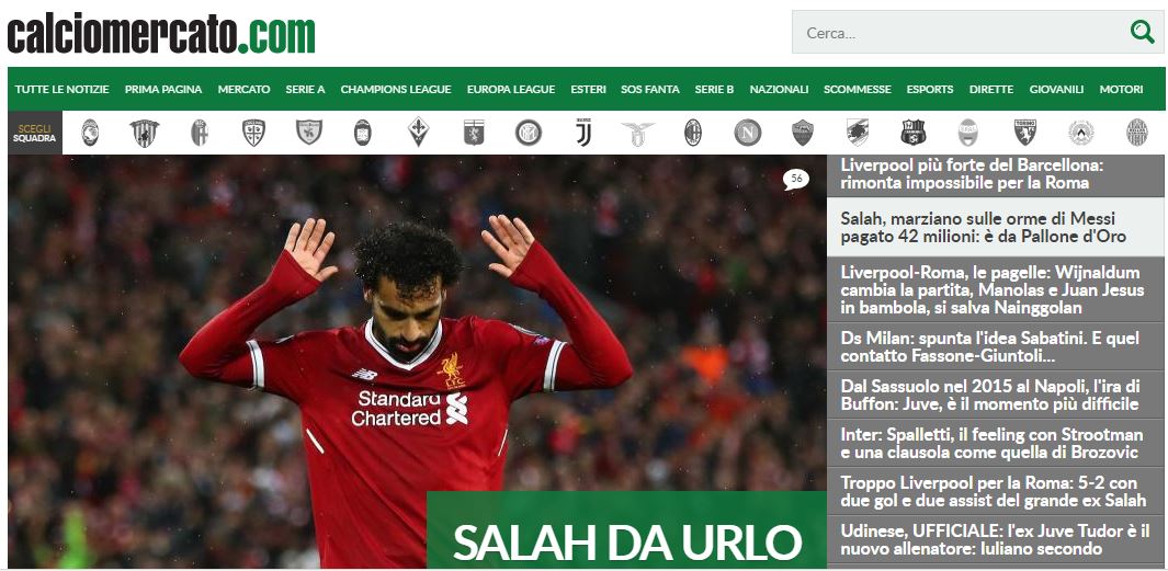 Salah calciomercato