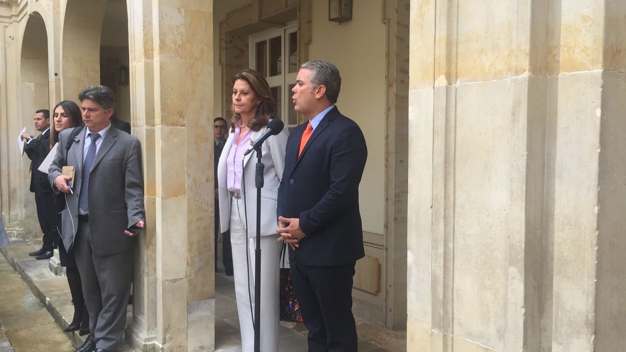 Foto Iván Duque y Martha Lucía Ramírez