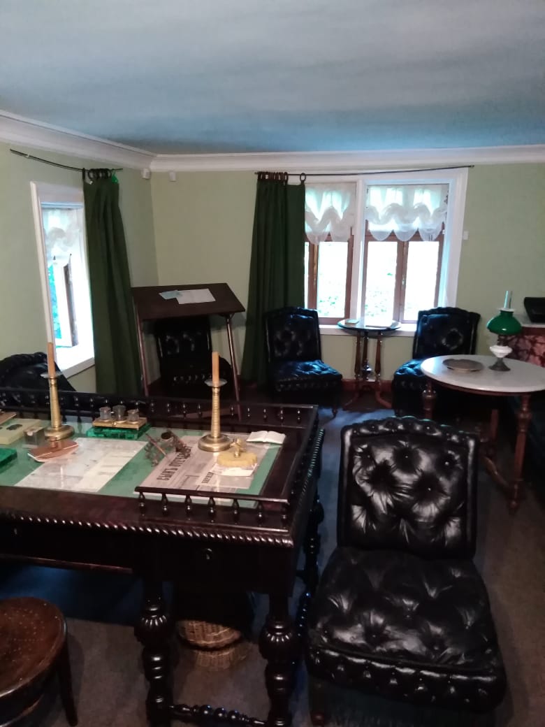 El estudio donde Tolstoi escribió «La muerte de Iván Ilich».