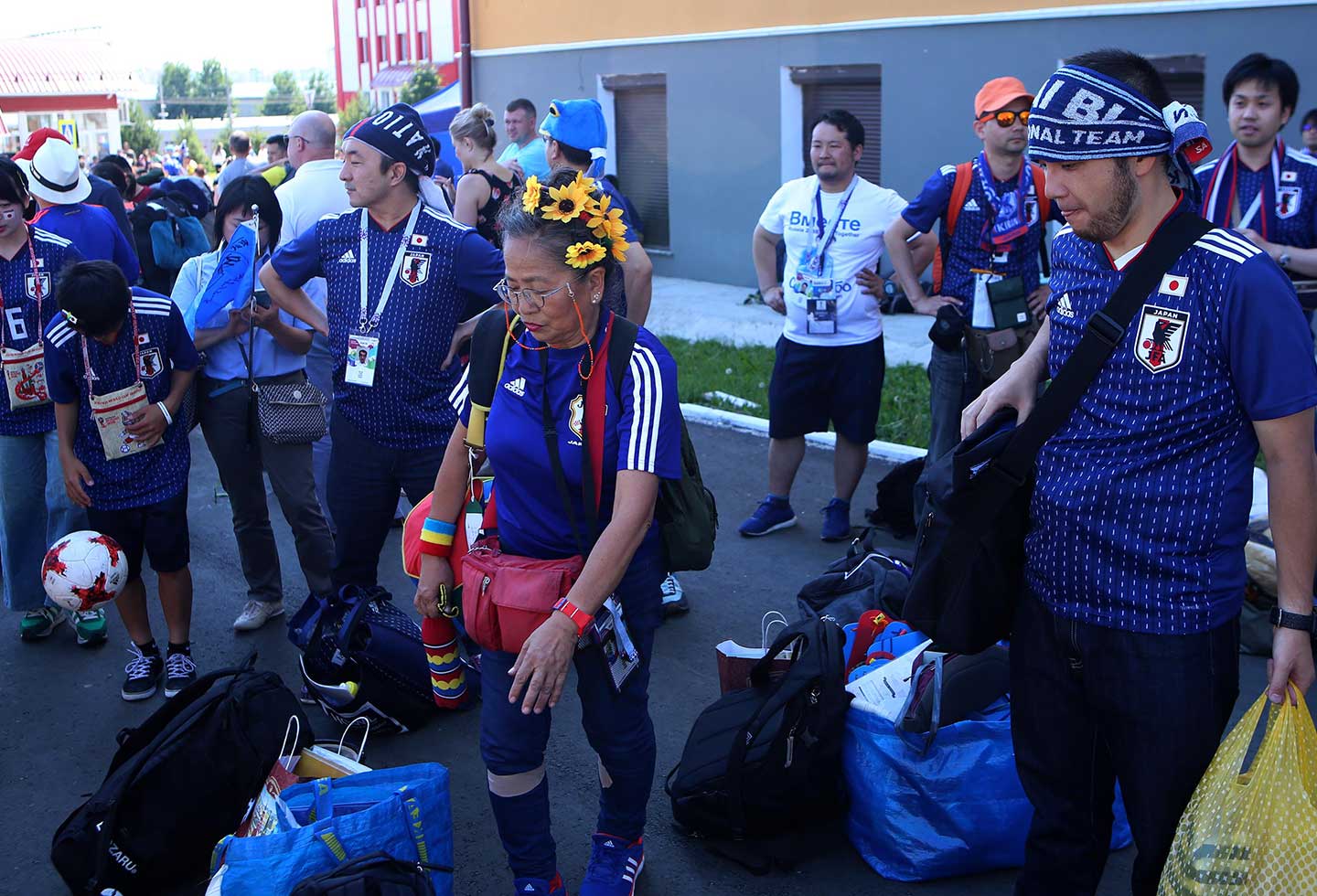 Hinchas japoneses