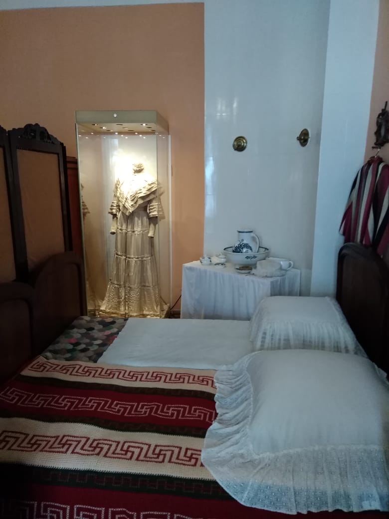 La alcoba de Sofía y León Tolstoi, en Rusia.