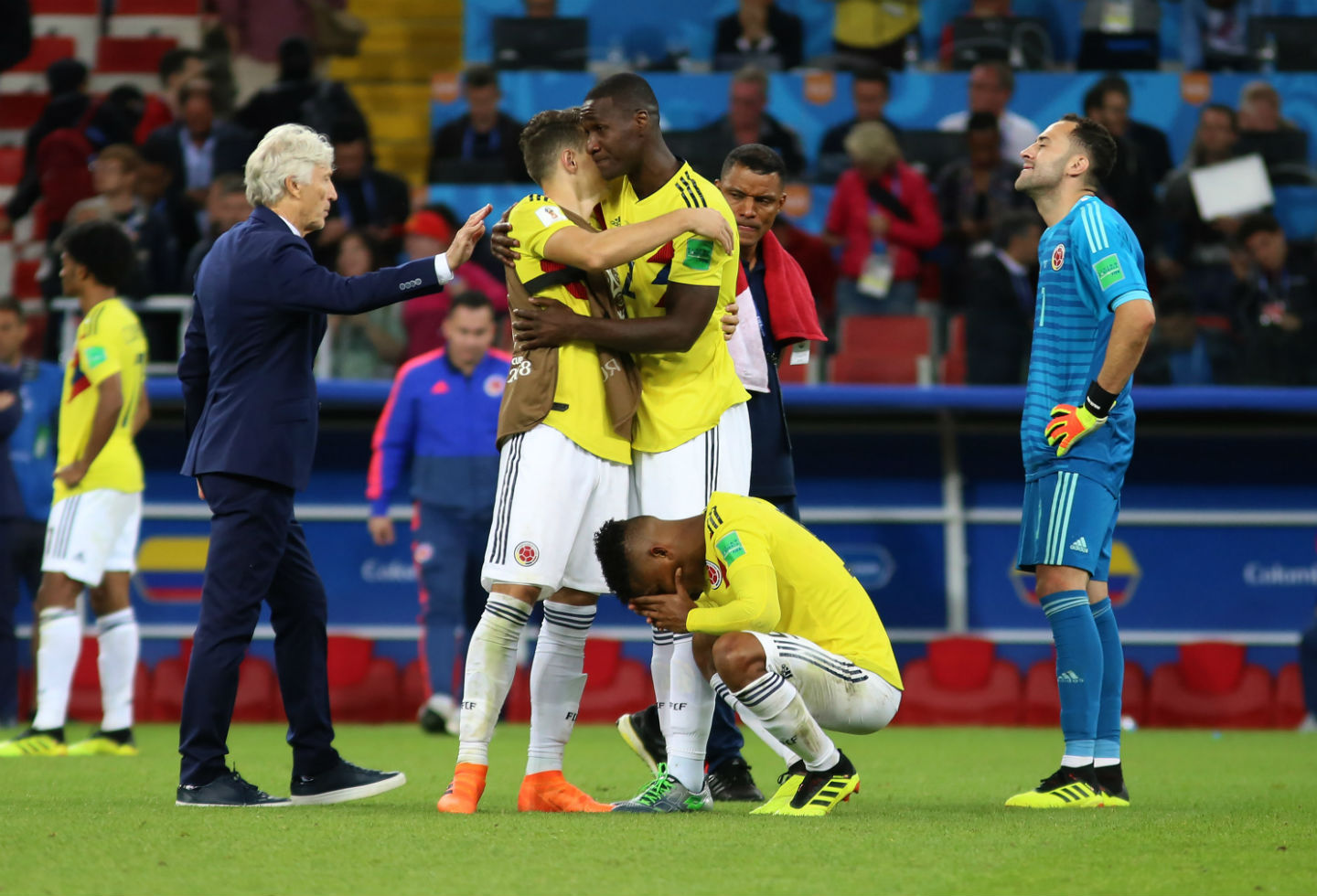 David Ospina en partido Colombia vs Inglaterra