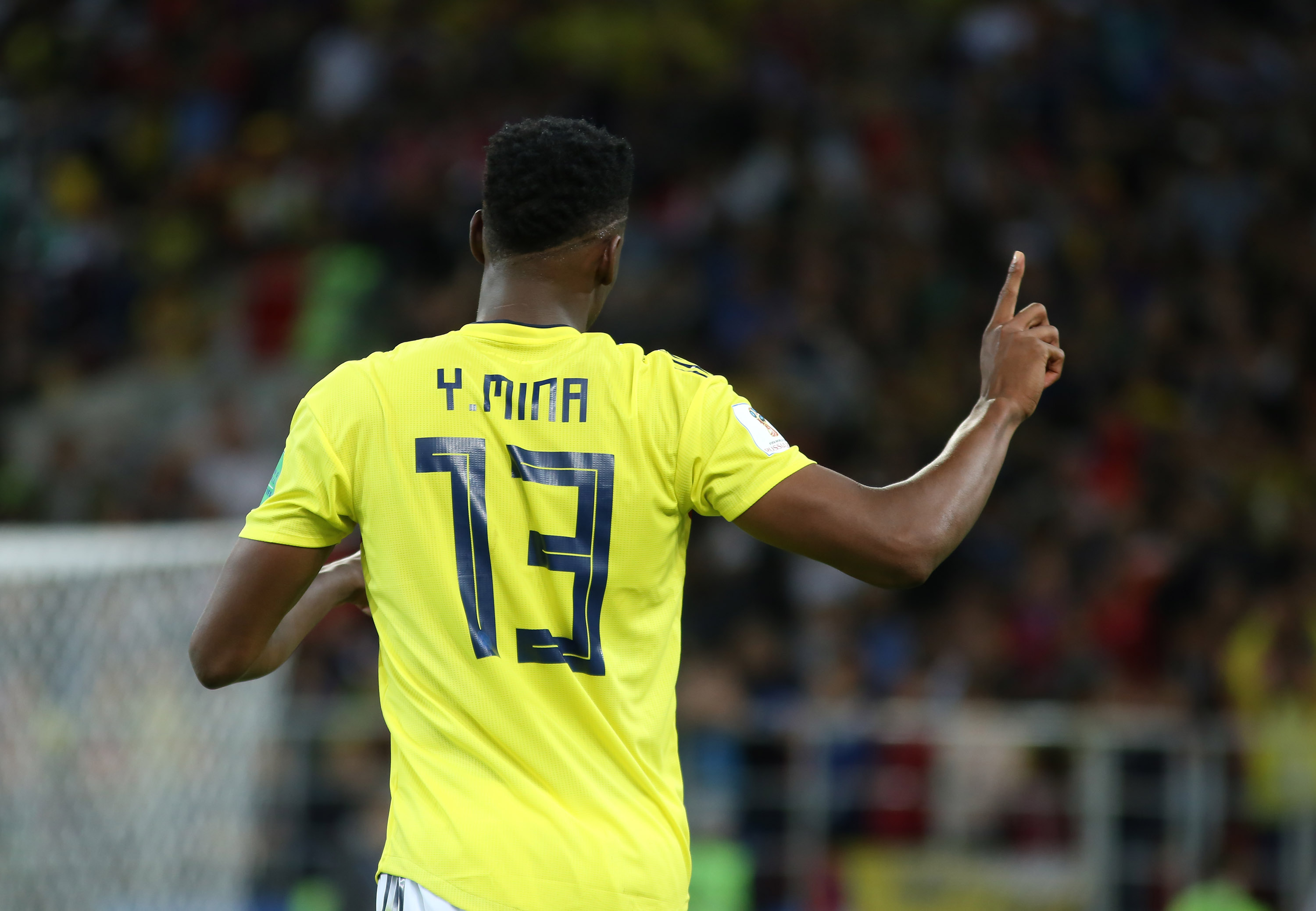 Gol Yerry Mina Colombia Inglaterra Rusia 2018 6
