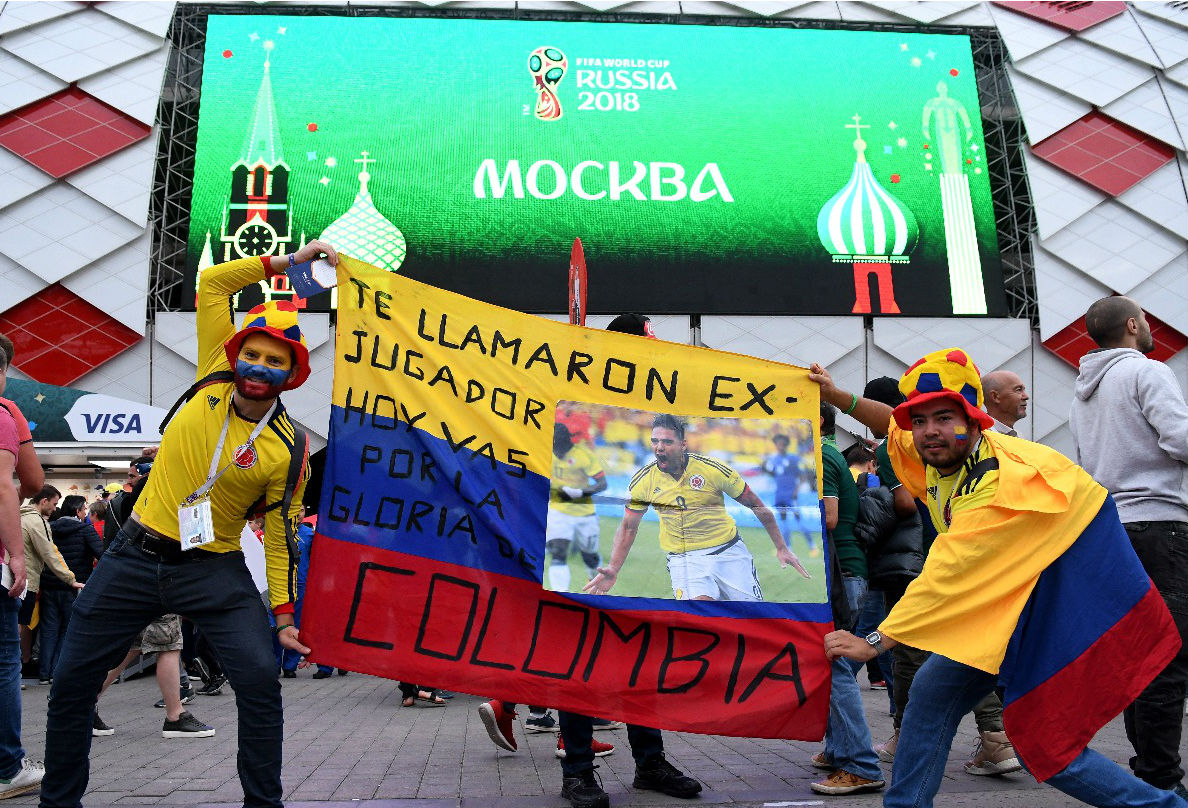 Hinchas en Rusia Hinchas en Rusia