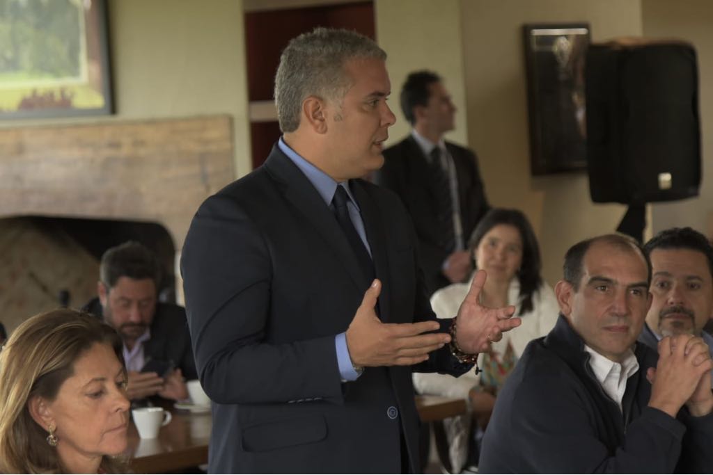 Iván Duque y sus ministros