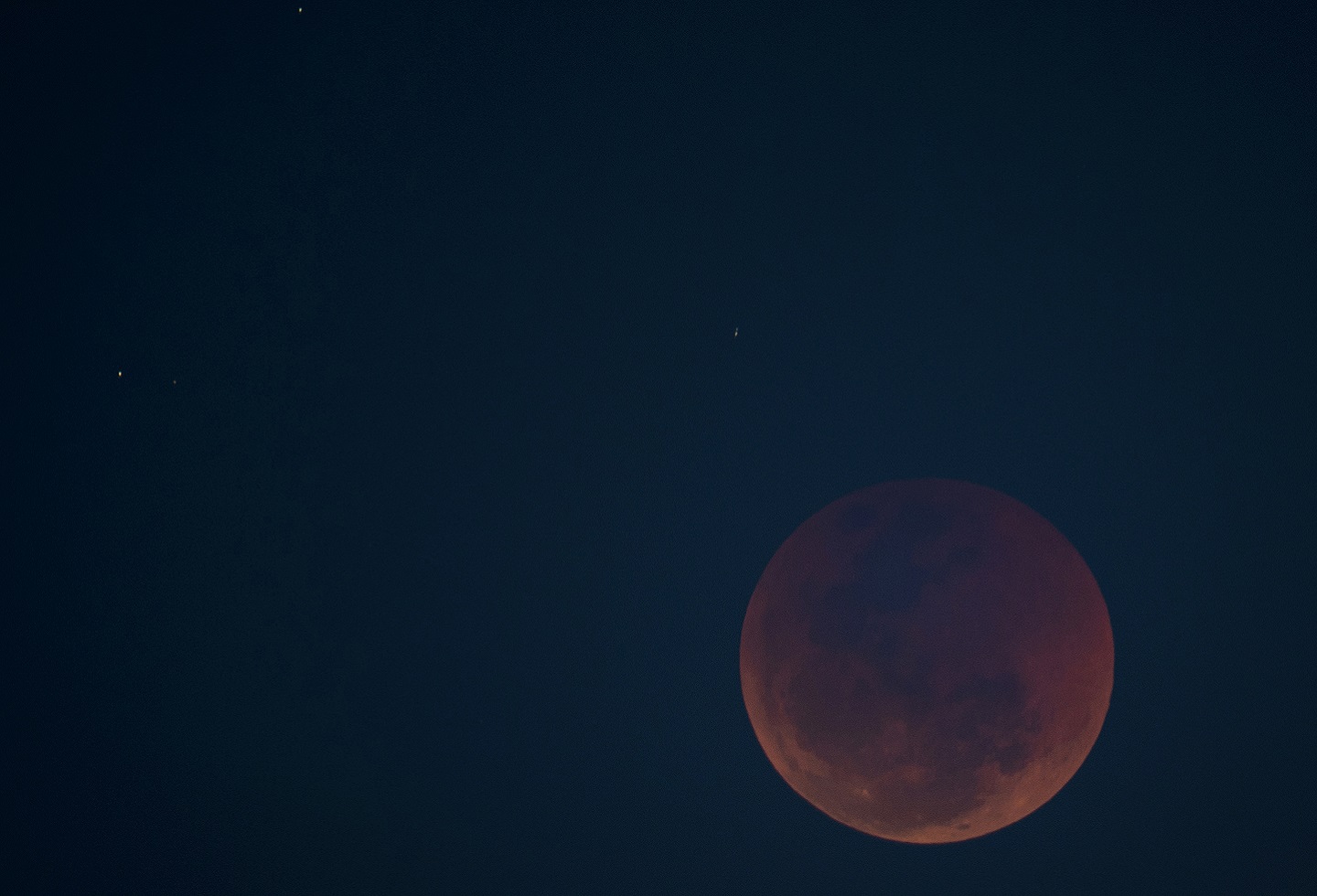 Eclipse en Copacabana, Brasil
