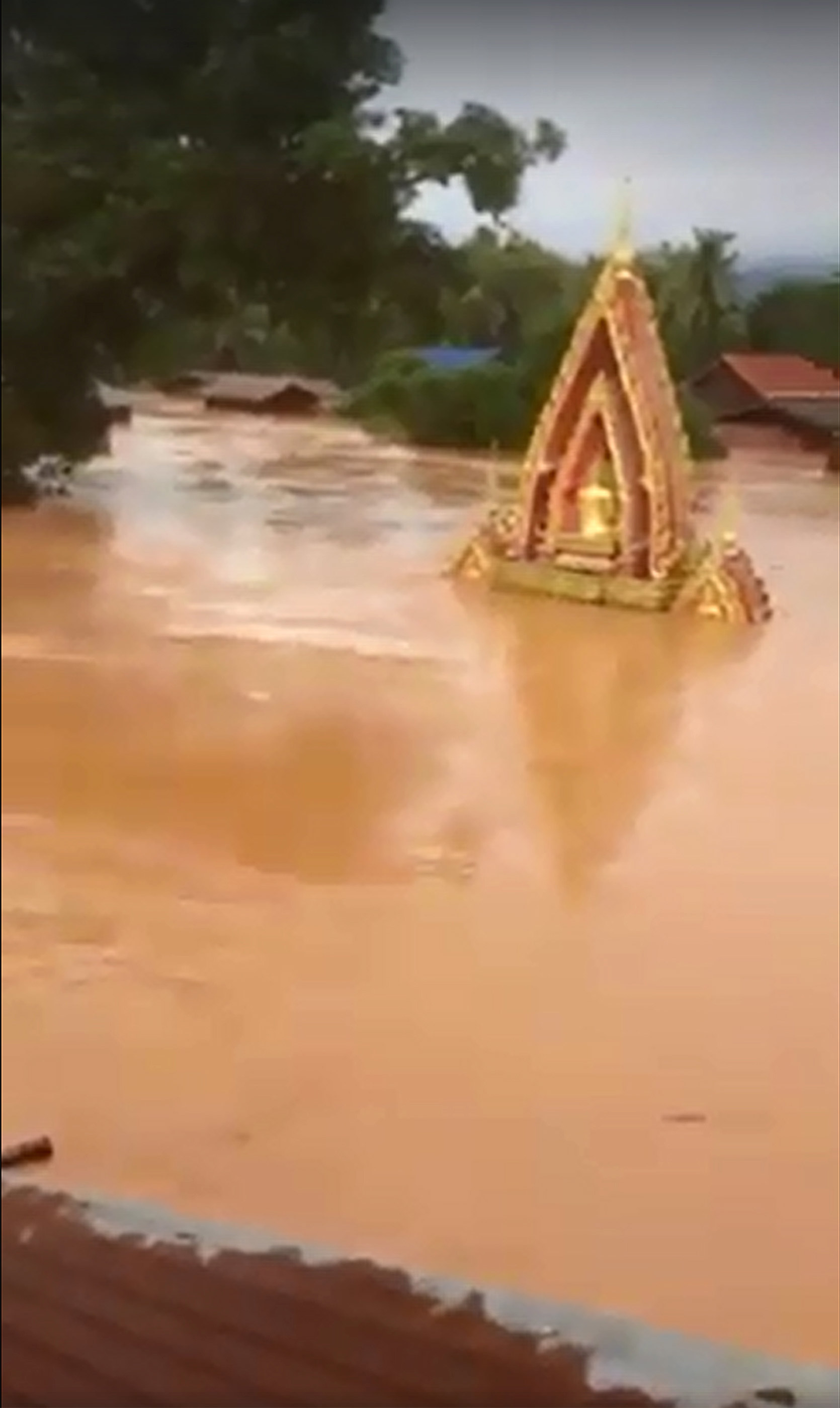 Attapeu, en Laos (Asia), la zona más afectada por el desbordamiento de la hidroeléctrica de Laos