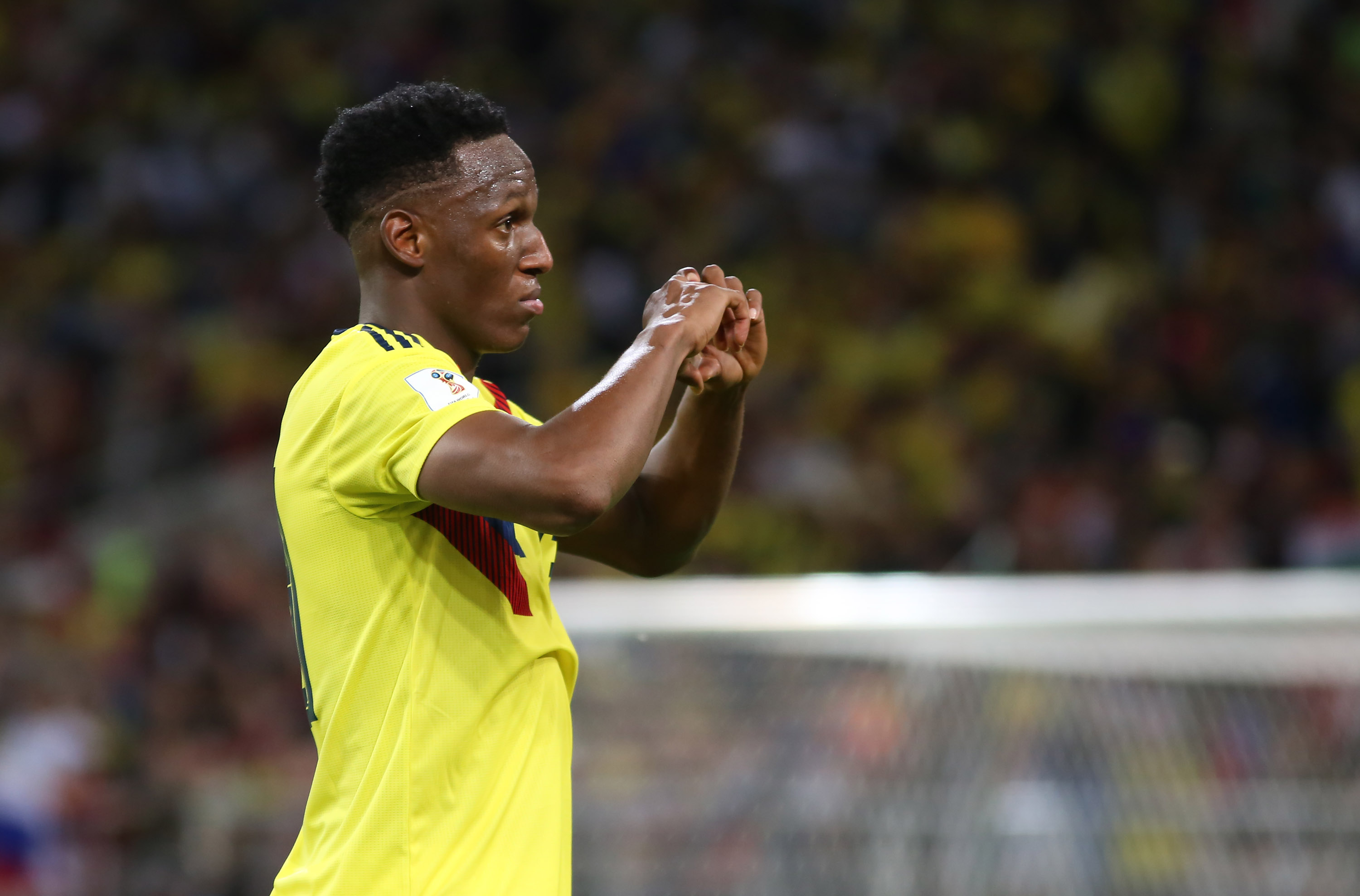 Gol Yerry Mina Colombia Inglaterra Rusia 2018