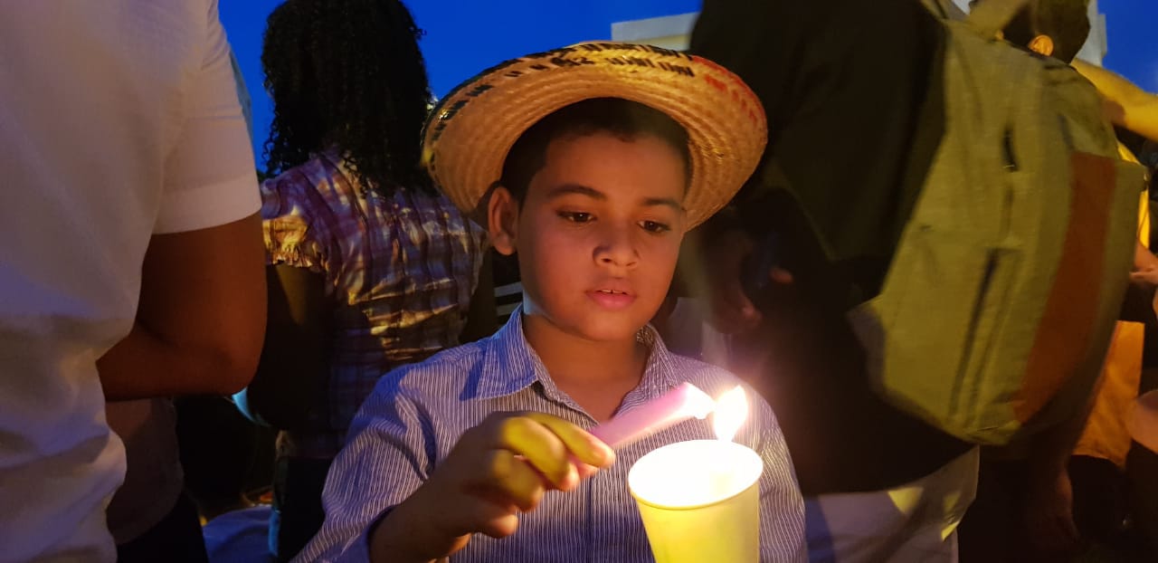 Velatón en Colombia