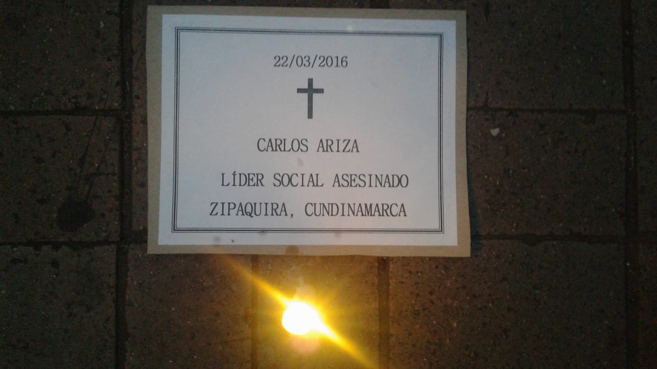 Velatón en Colombia
