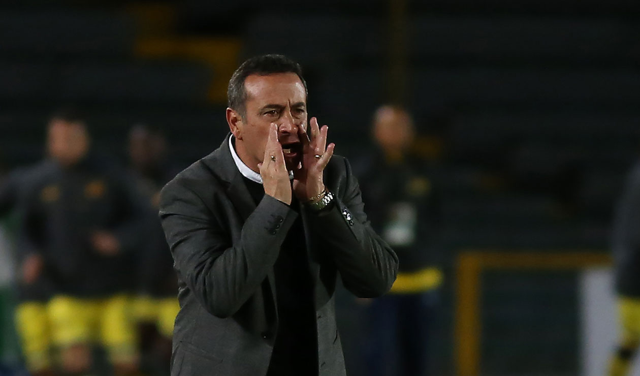 Guillermo Sanguinetti, técnico de Independiente Santa Fe