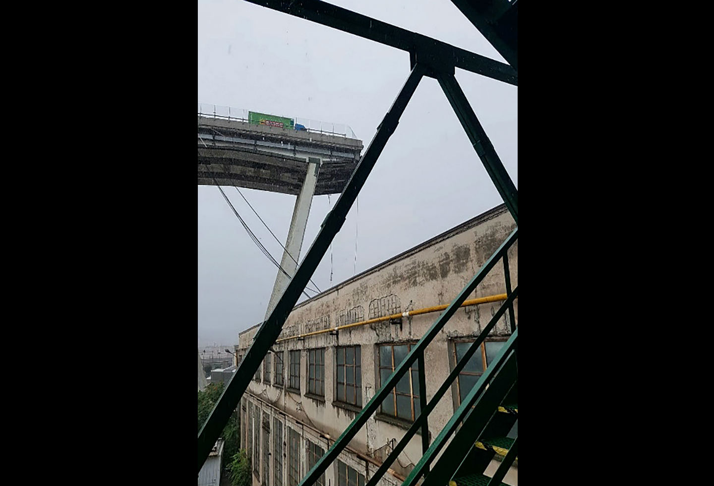 Derrumbe de puente en Italia
