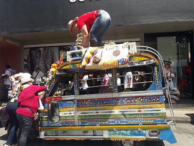 Desfile de Chivas y Flores en Medellín.