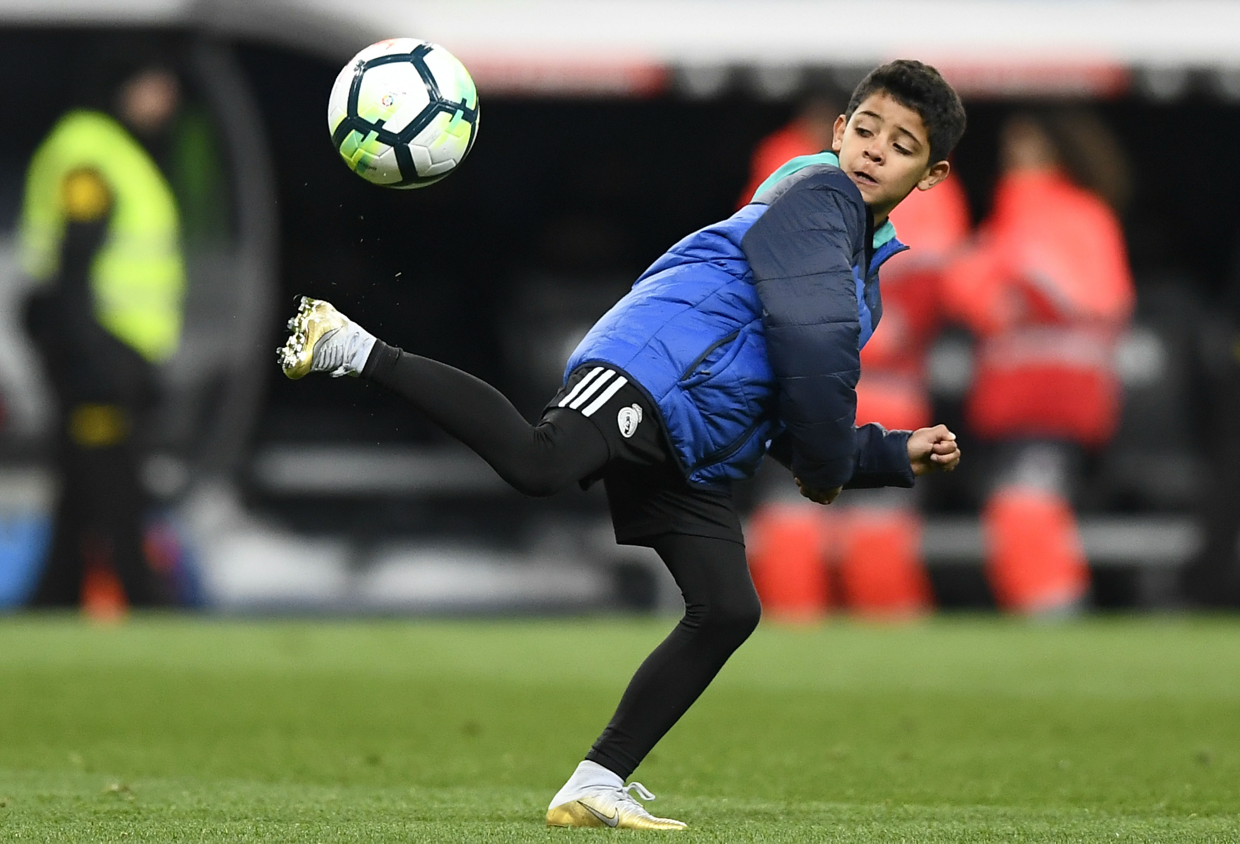 El pequeño Cristiano Jr.