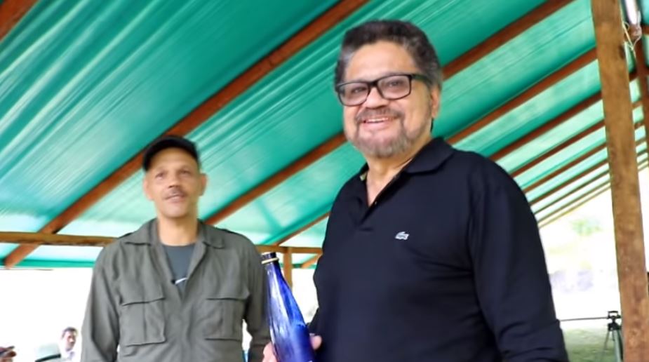 El Paisa (izq.) e Iván Márquez, en la zona de Miravalle (Caquetá) El Paisa (izq.) e Iván Márquez, en la zona de Miravalle (Caquetá)
