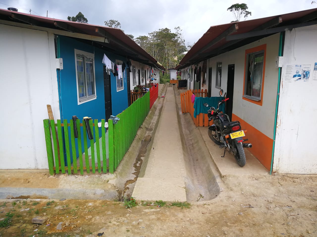 Barrio en Zona de Reincorporación de Icononzo