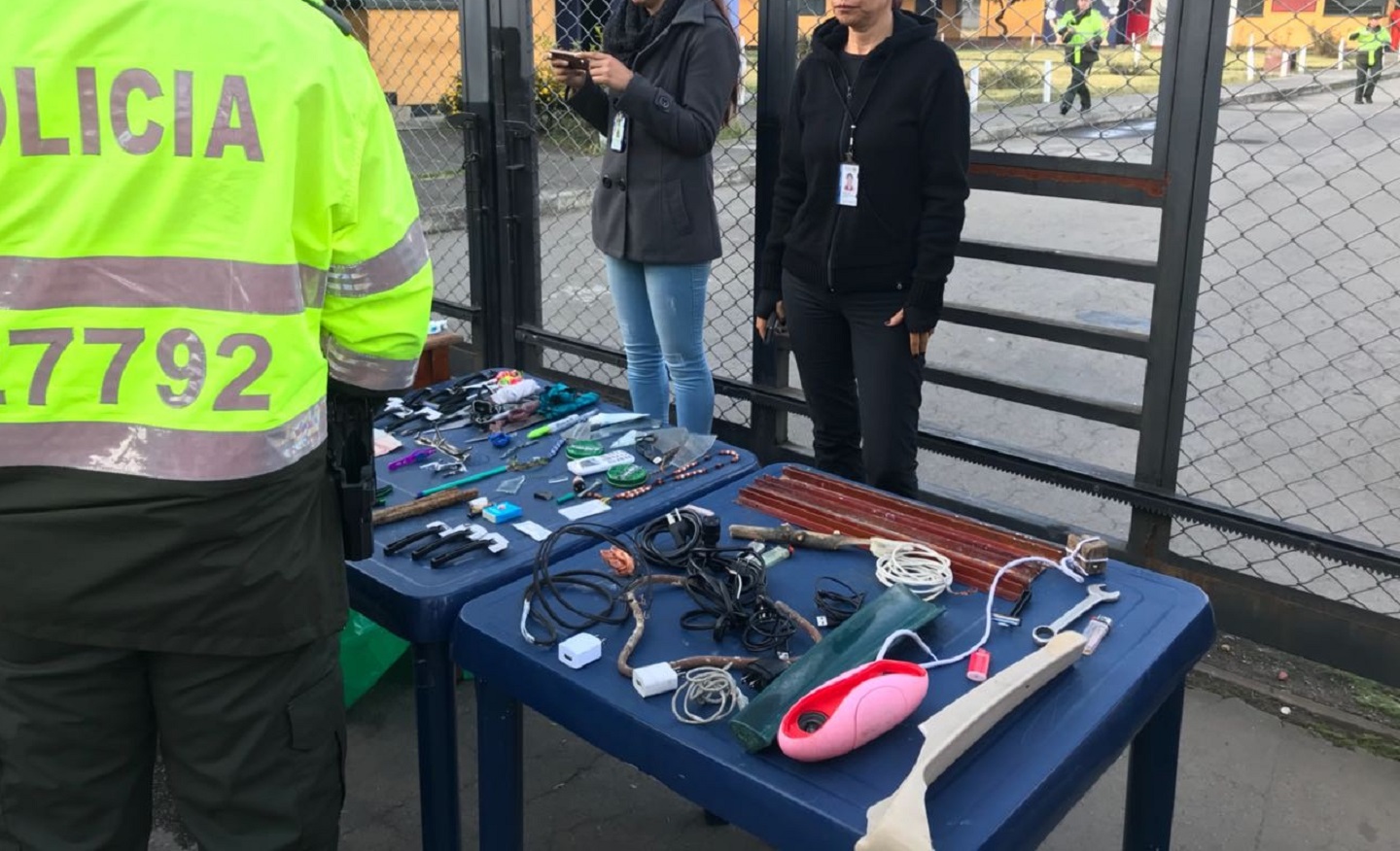 De manera artesanal eran fabricadas armas blancas en Centros de Detención Adolescente