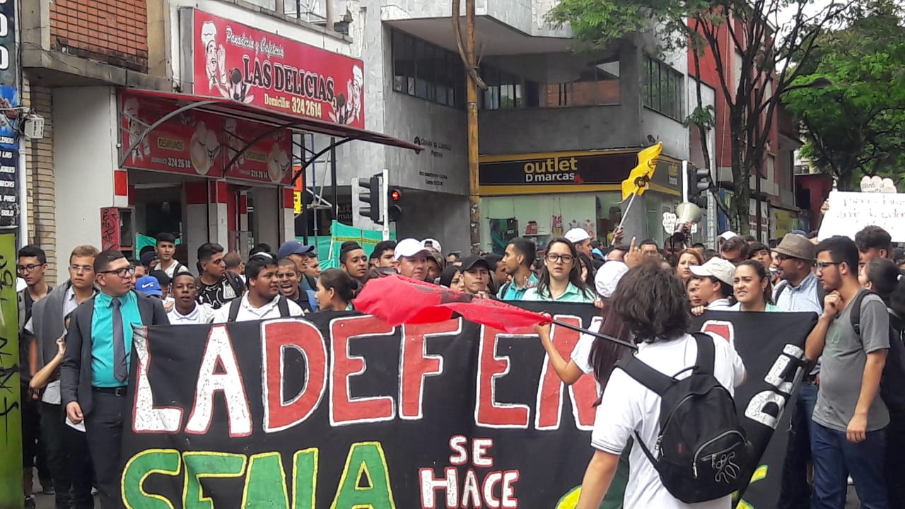 Movilizaciones estudiantiles en Pereira