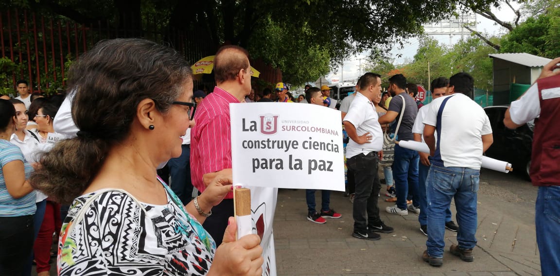 Movilizaciones estudiantiles en Neiva