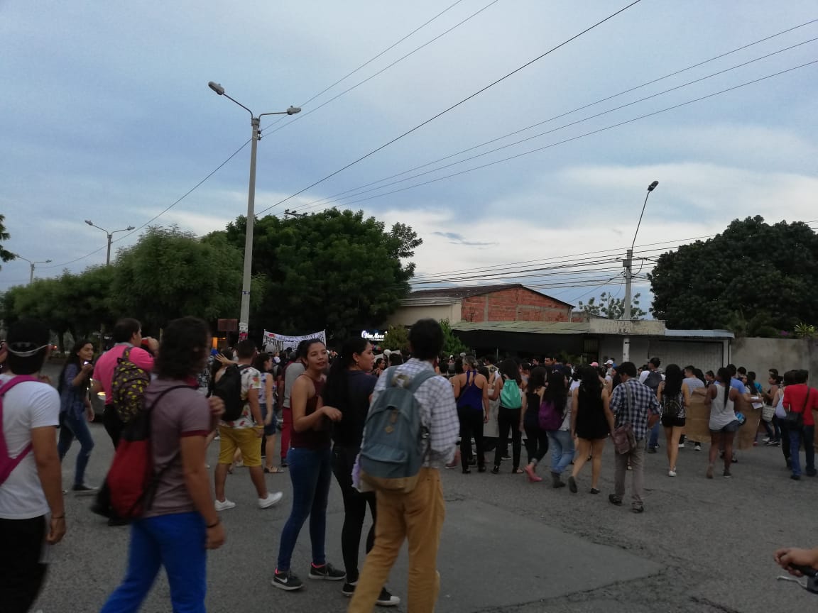 Movilizaciones estudiantiles en Girardot