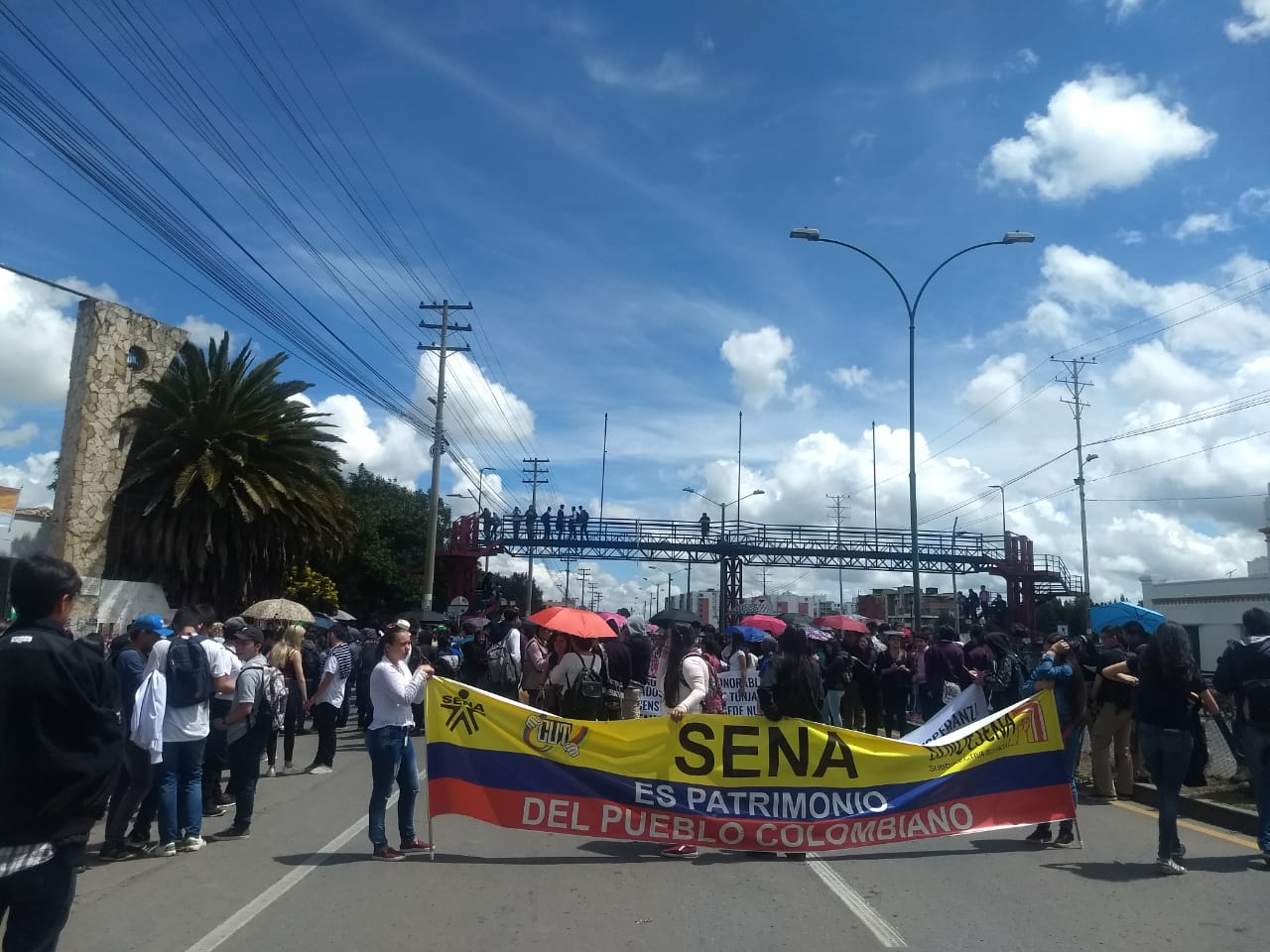 Movilizaciones estudiantiles en Tunja