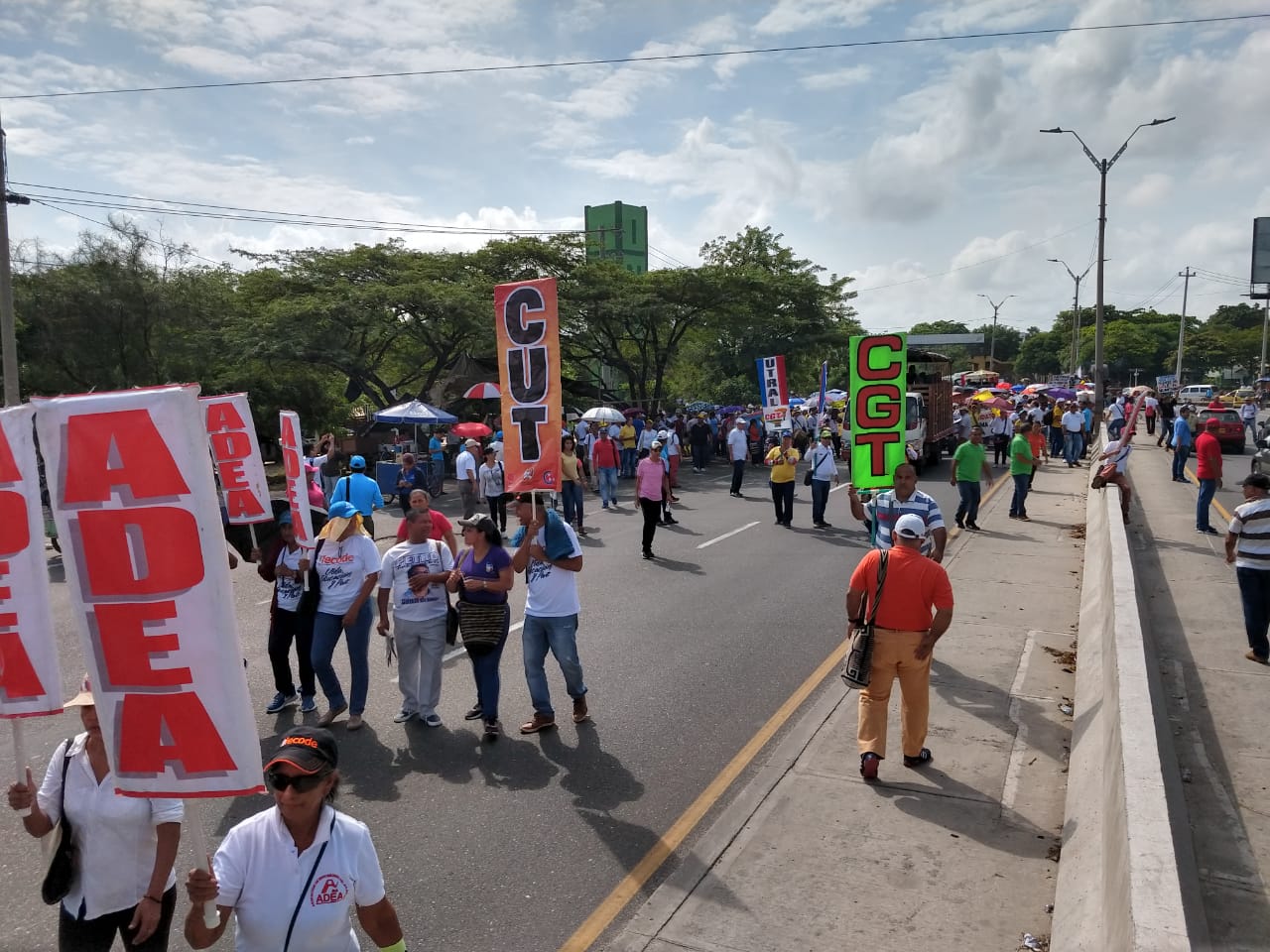 Protestas en Barranquilla.