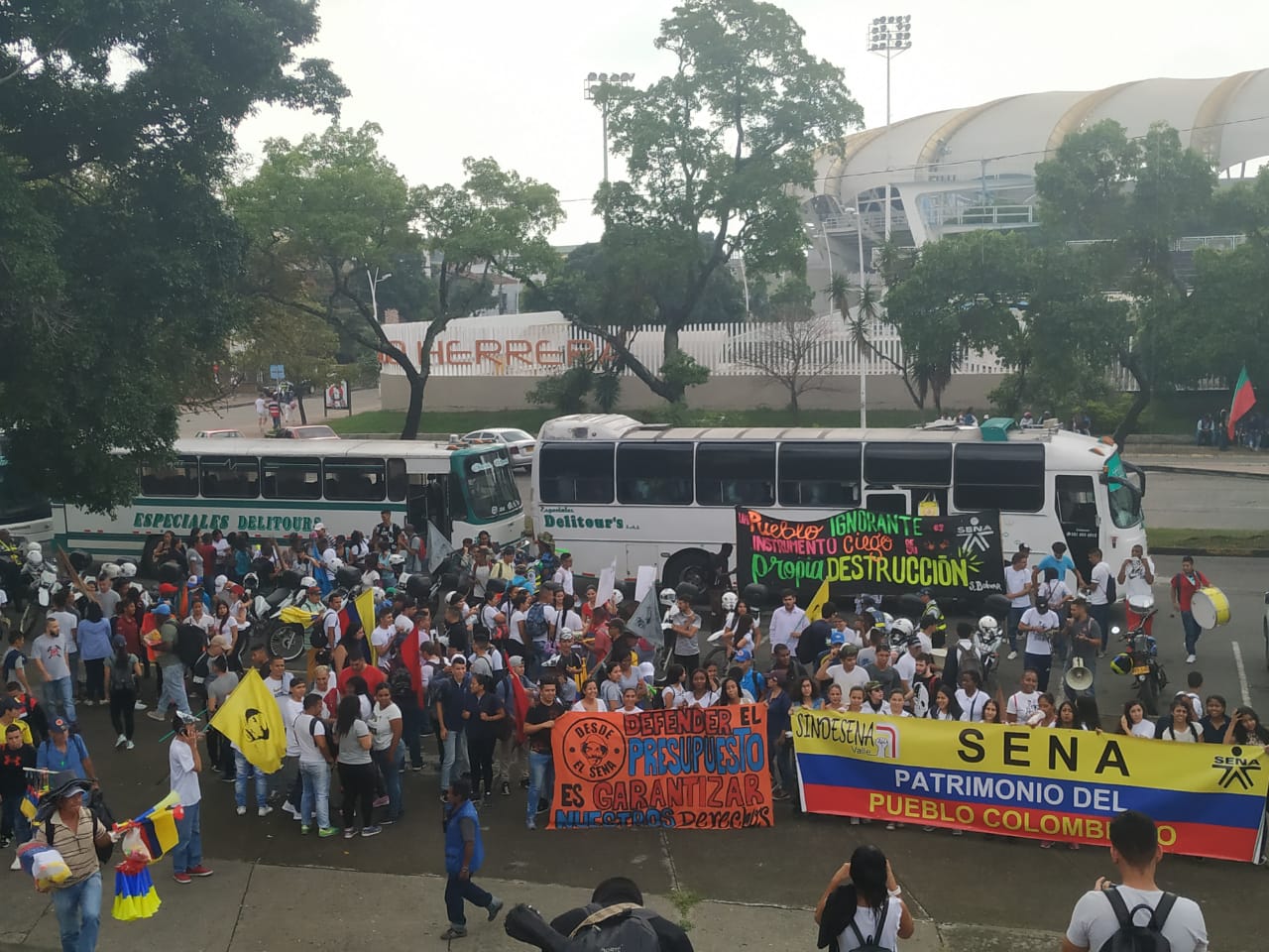 Protestas en Cali.