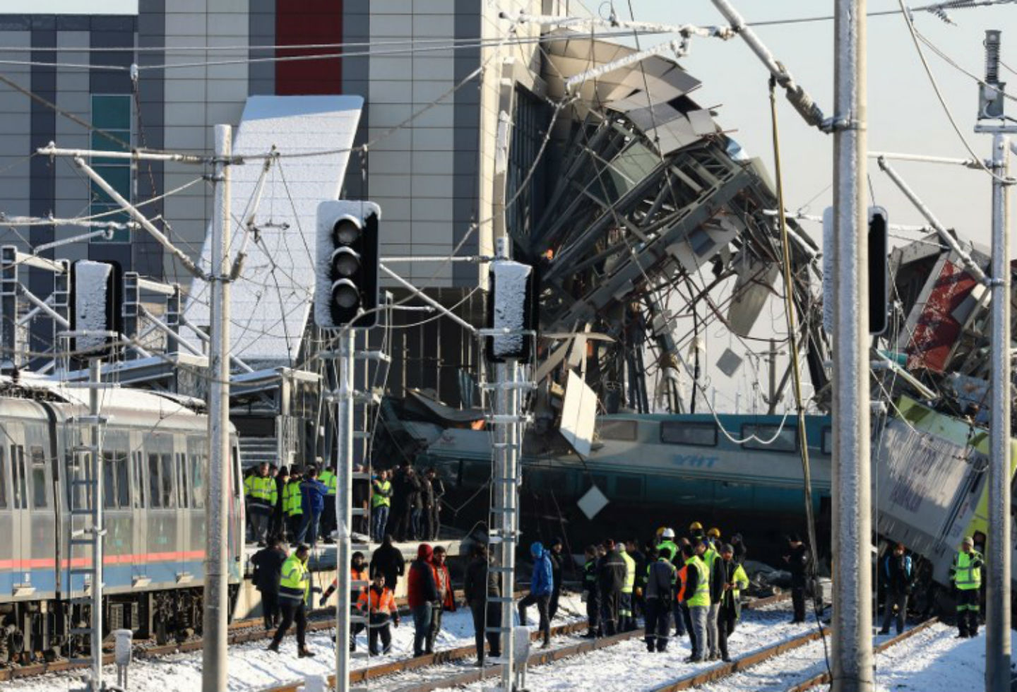 Accidente de tren en Turquía