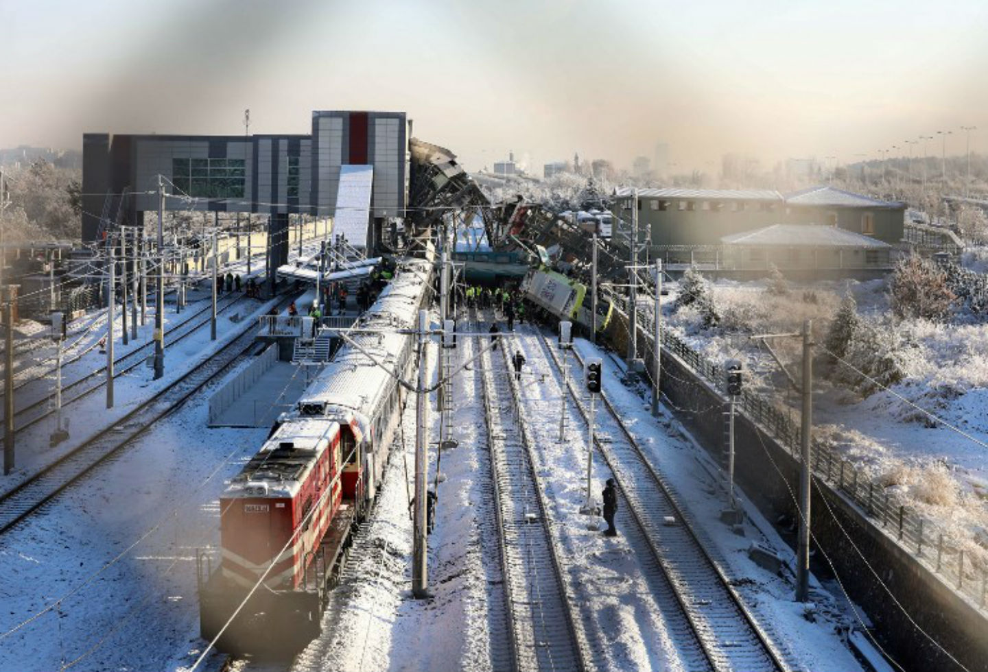Accidente de tren en Turquía