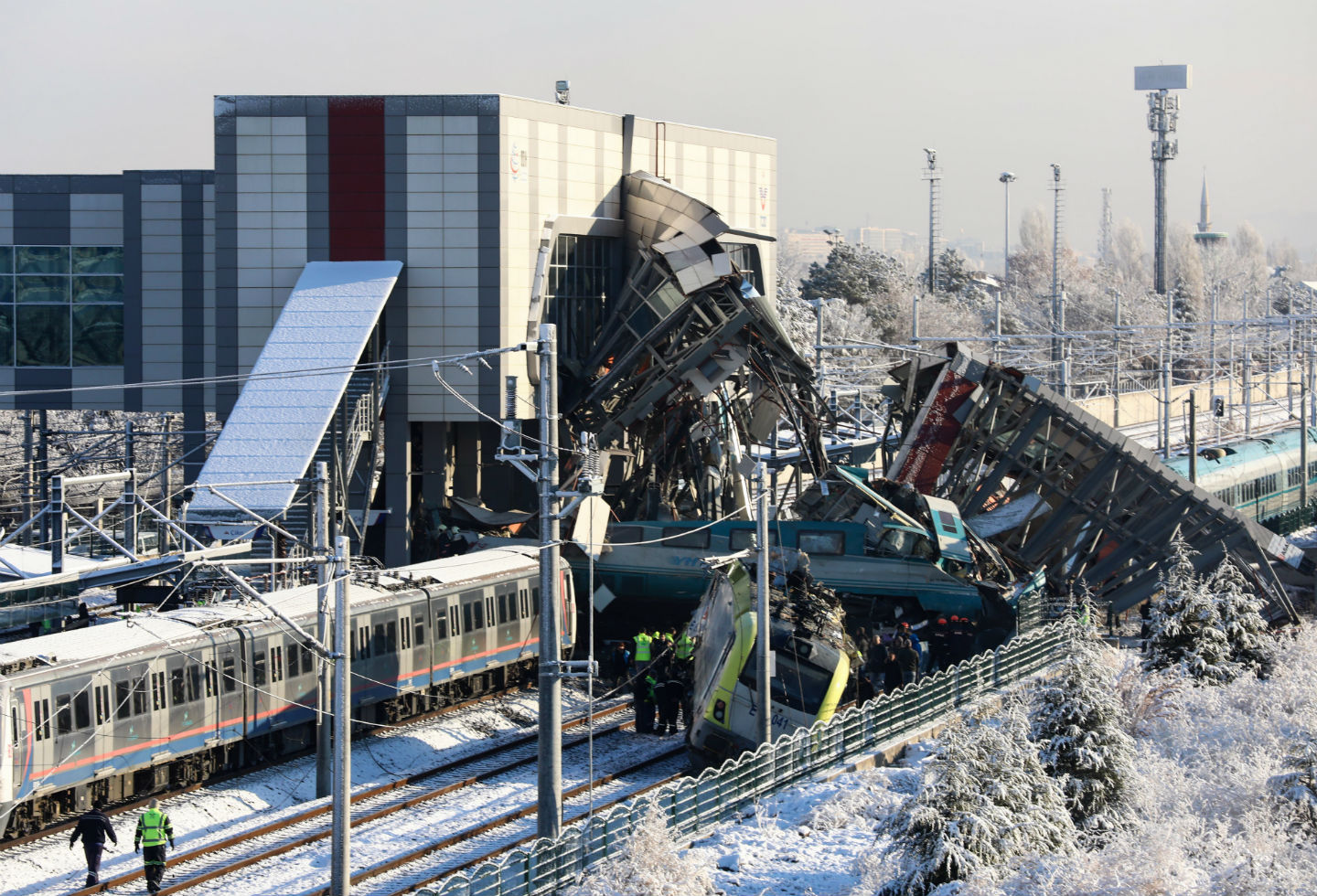 Accidente de tren en Turquía