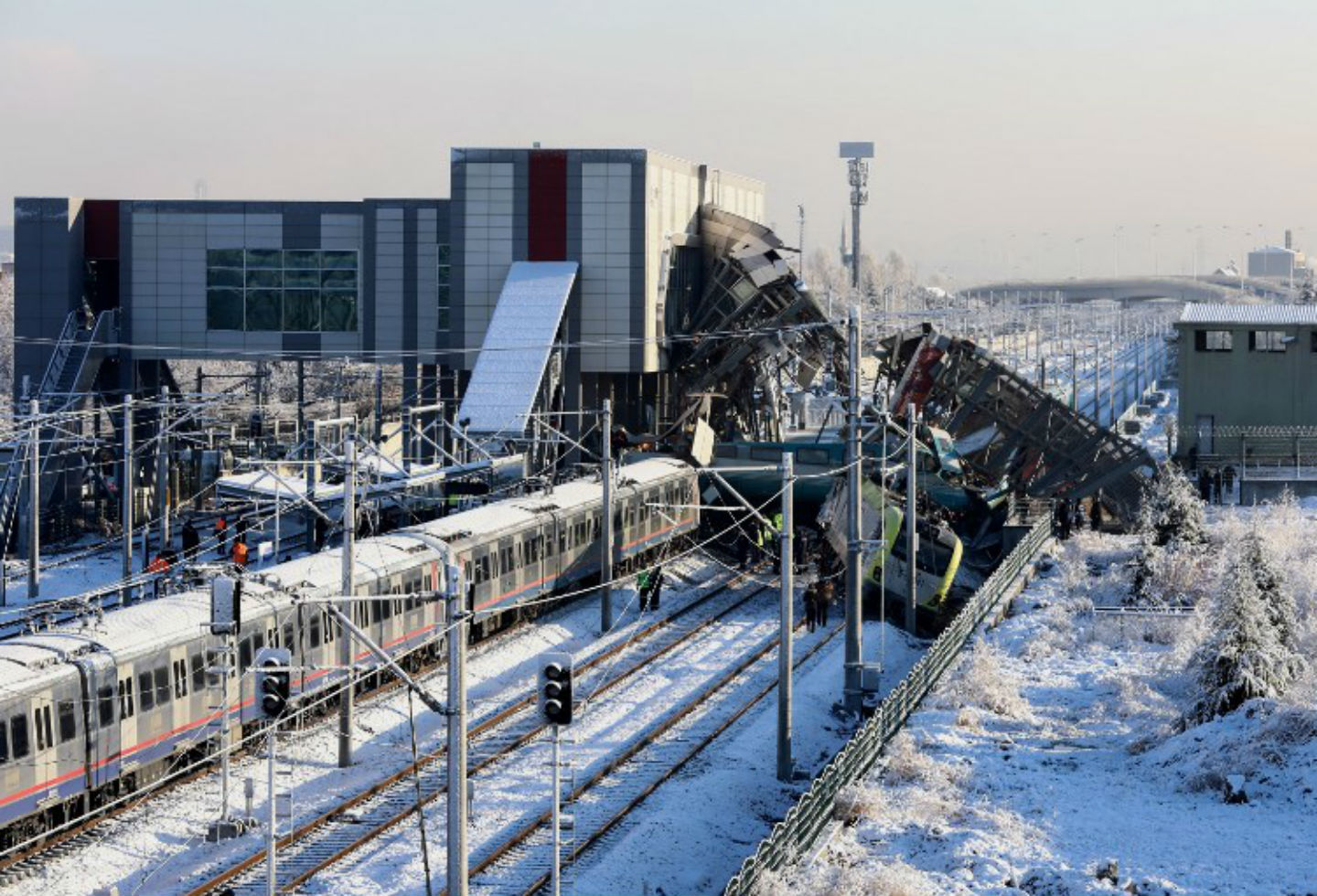 Accidente de tren en Turquía