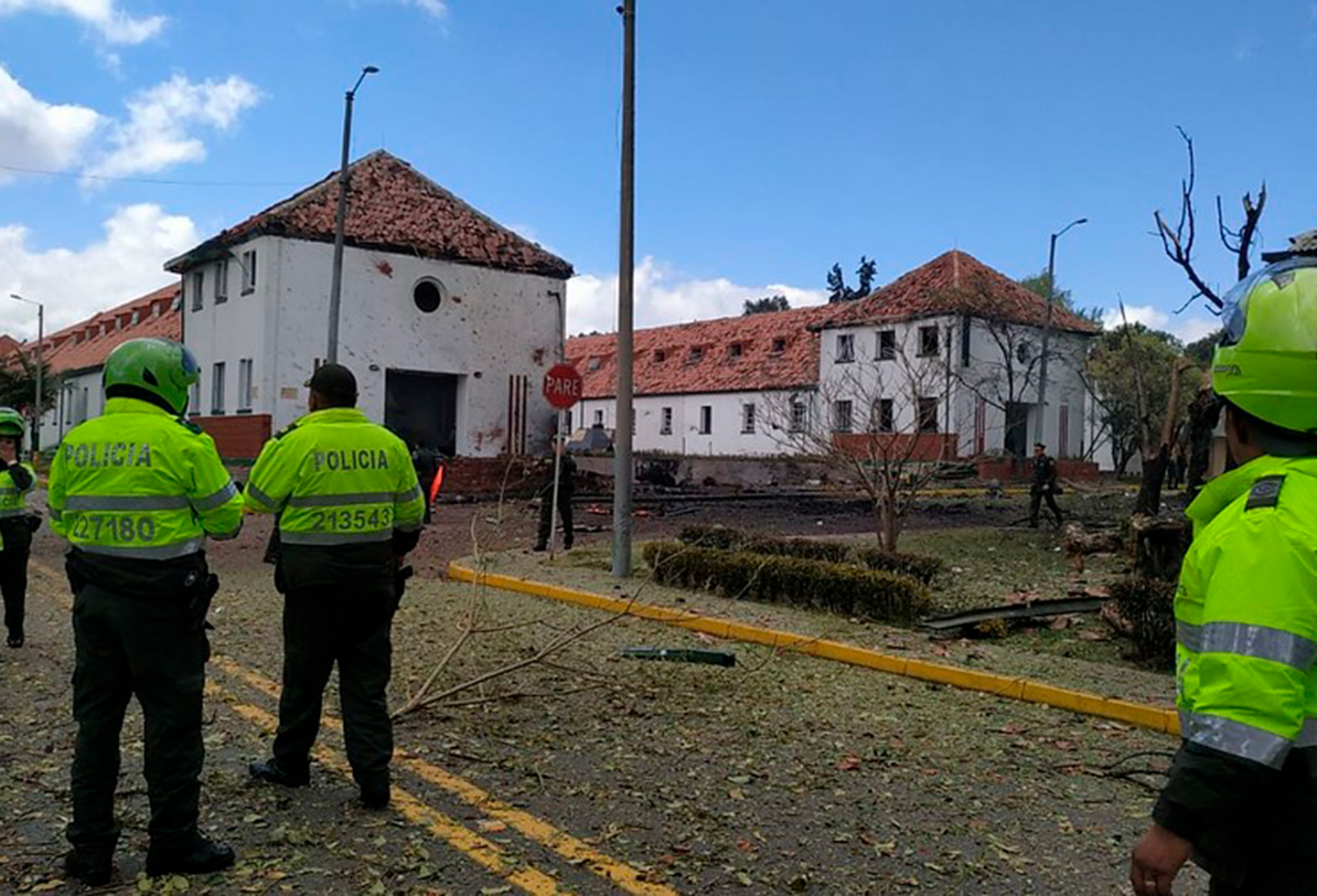 La Escuela General Santander, tras el atentado del 17 de enero de 2019