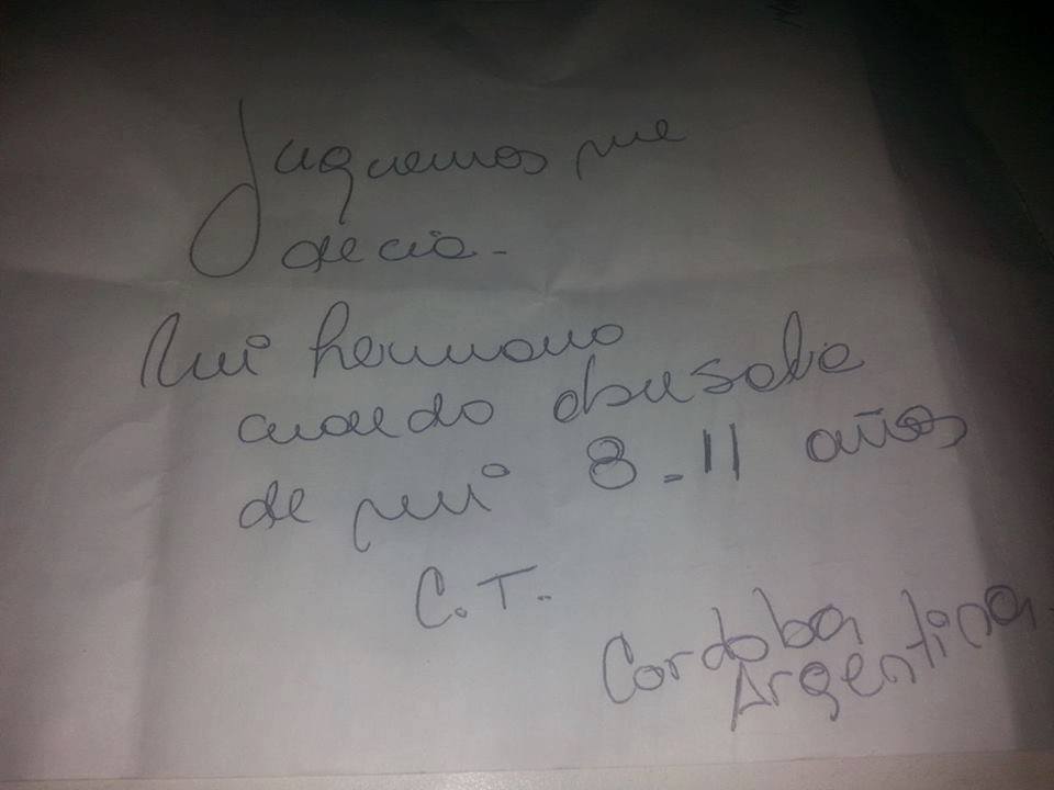 Relato Abuso Sexual