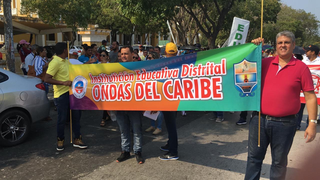 Marcha Docente Santa Marta