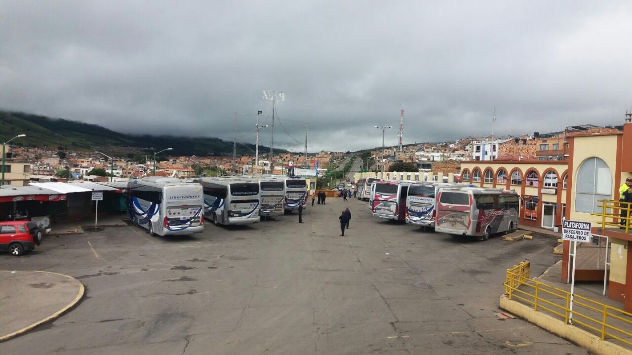 Así luce el actual terminal de transportes de Tunja