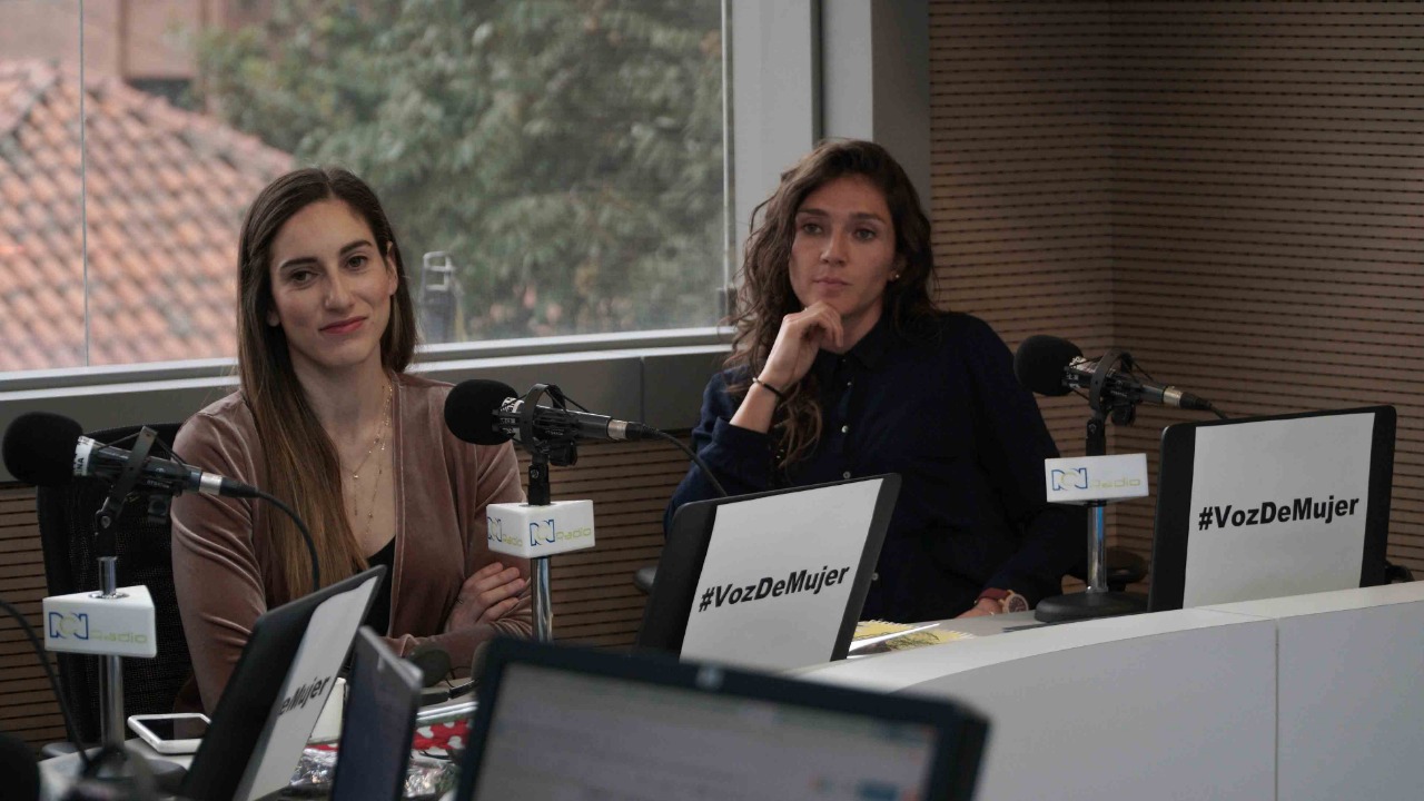Jugadoras de la Selección Colombia Femenina en RCN Radio