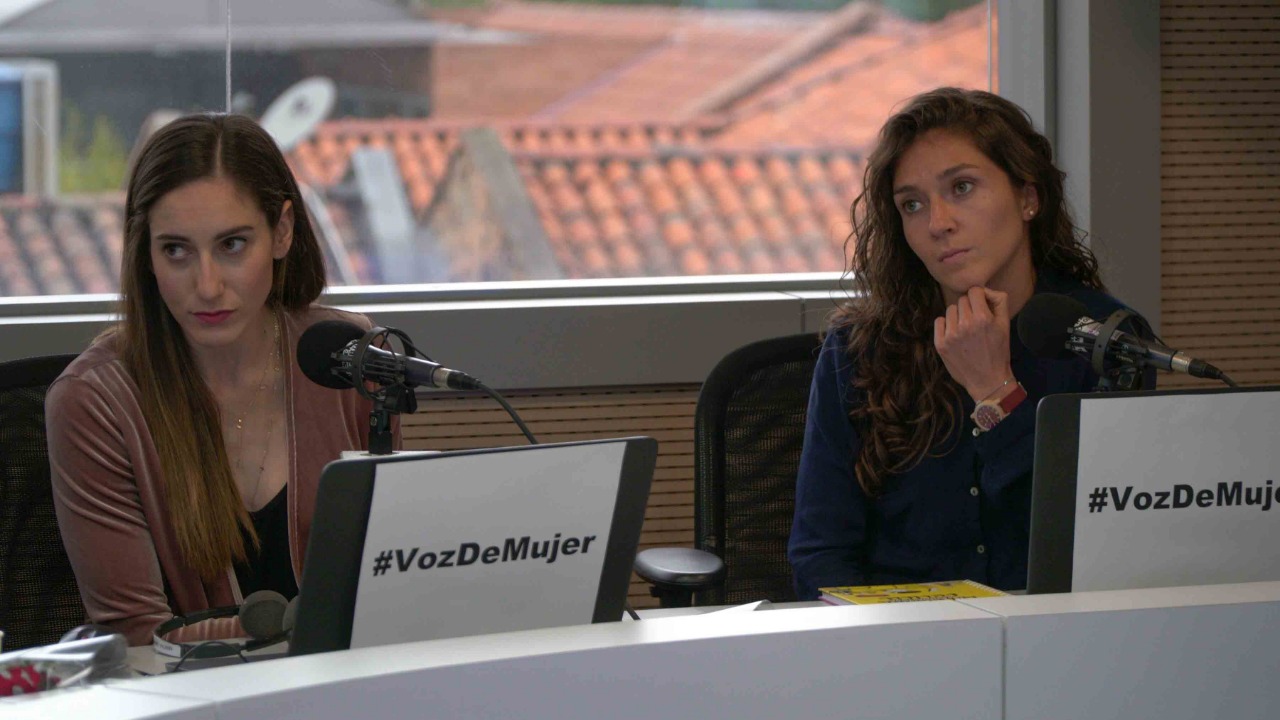 Jugadoras de la Selección Colombia Femenina en RCN Radio