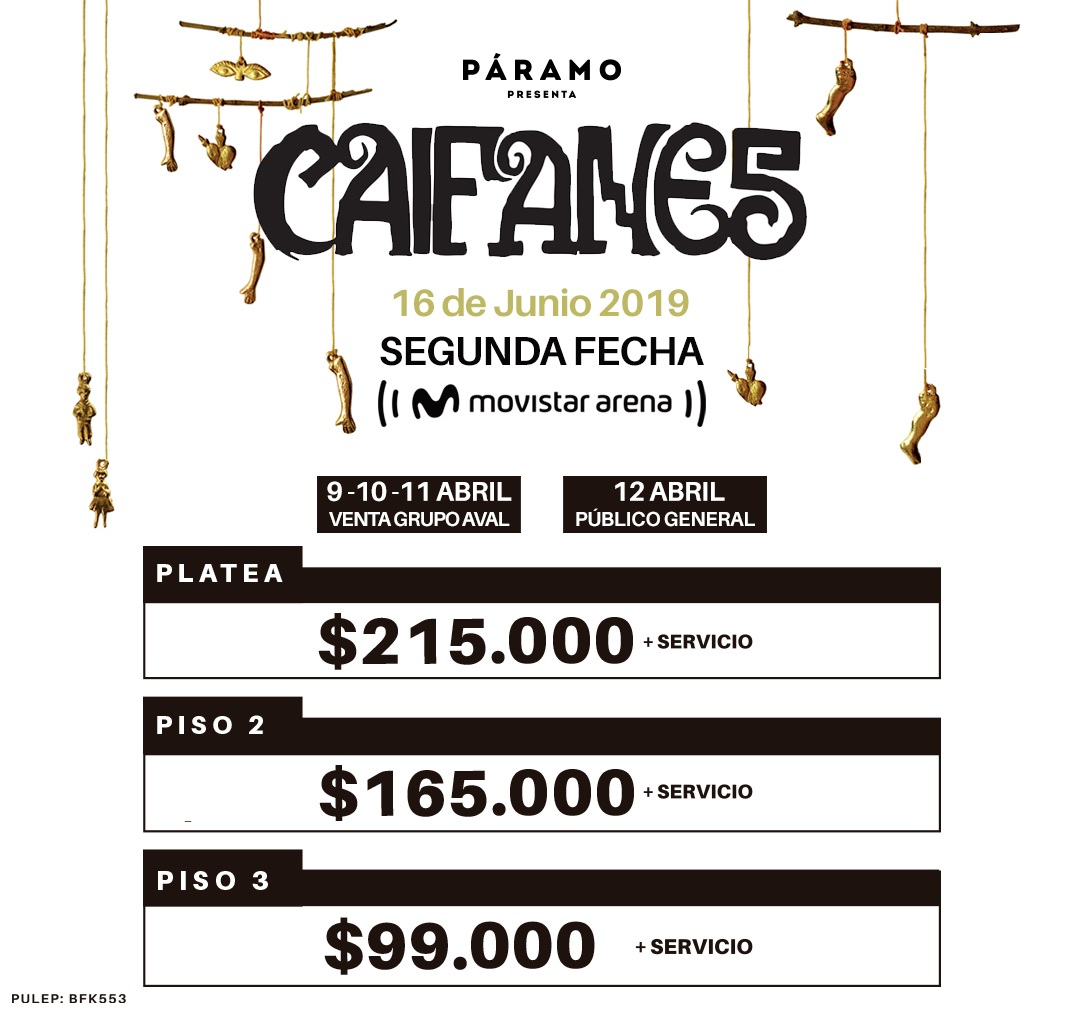 Caifanes precios