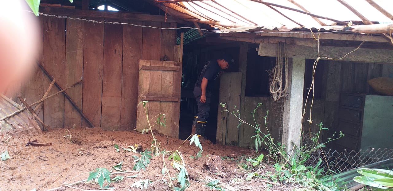 En Otanche (Boyacá), se registraron varios deslizamientos de tierra