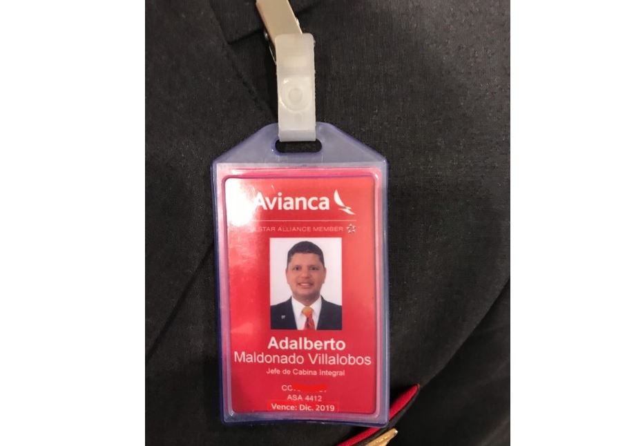 Pasaporte del Colombiano detenido en Barceona, con drogas