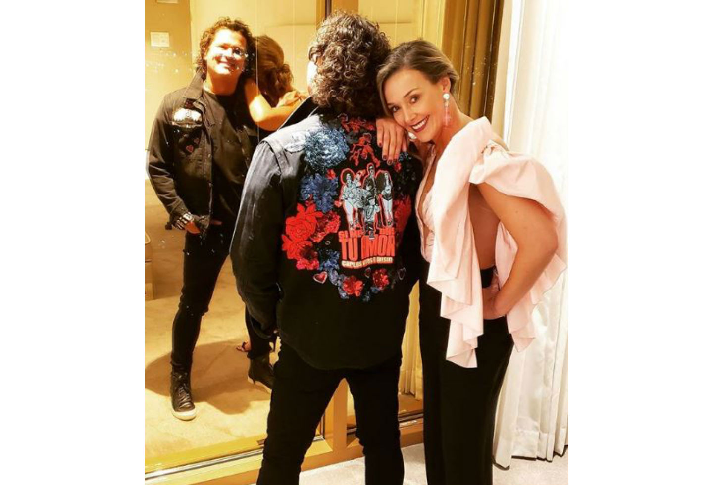 Carlos Vives y Claudia Elena Vásquez, previo a los Billboards