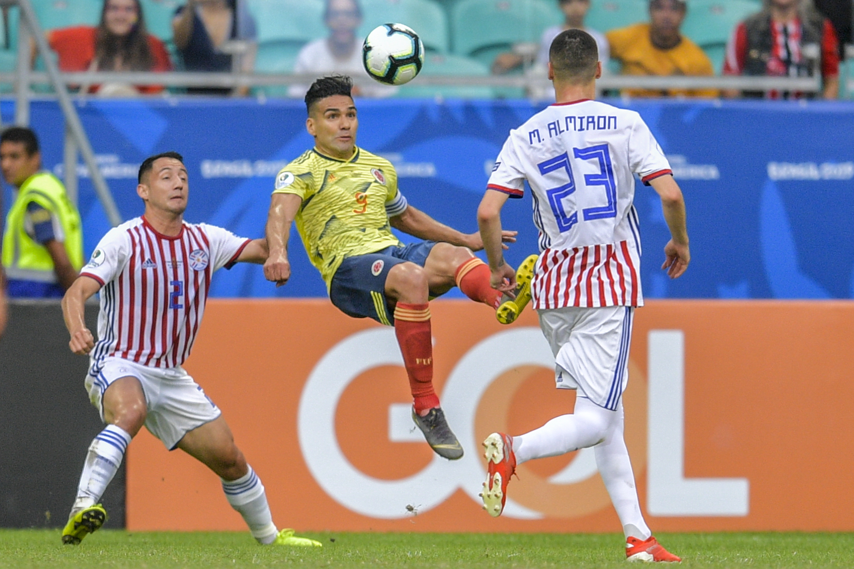 Selección Colombia versus Paraguay