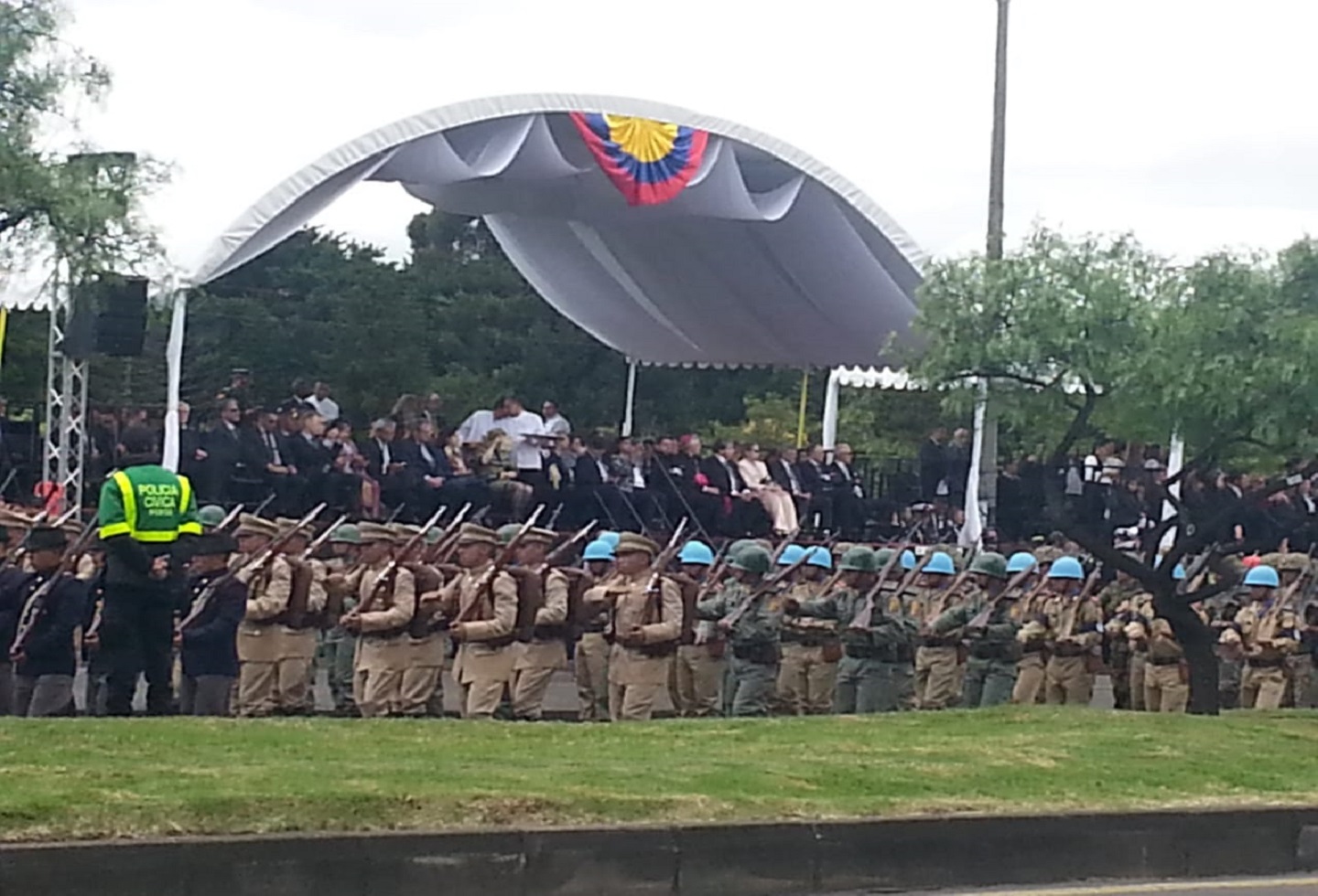 Desfile del 20 de julio en Bogotá