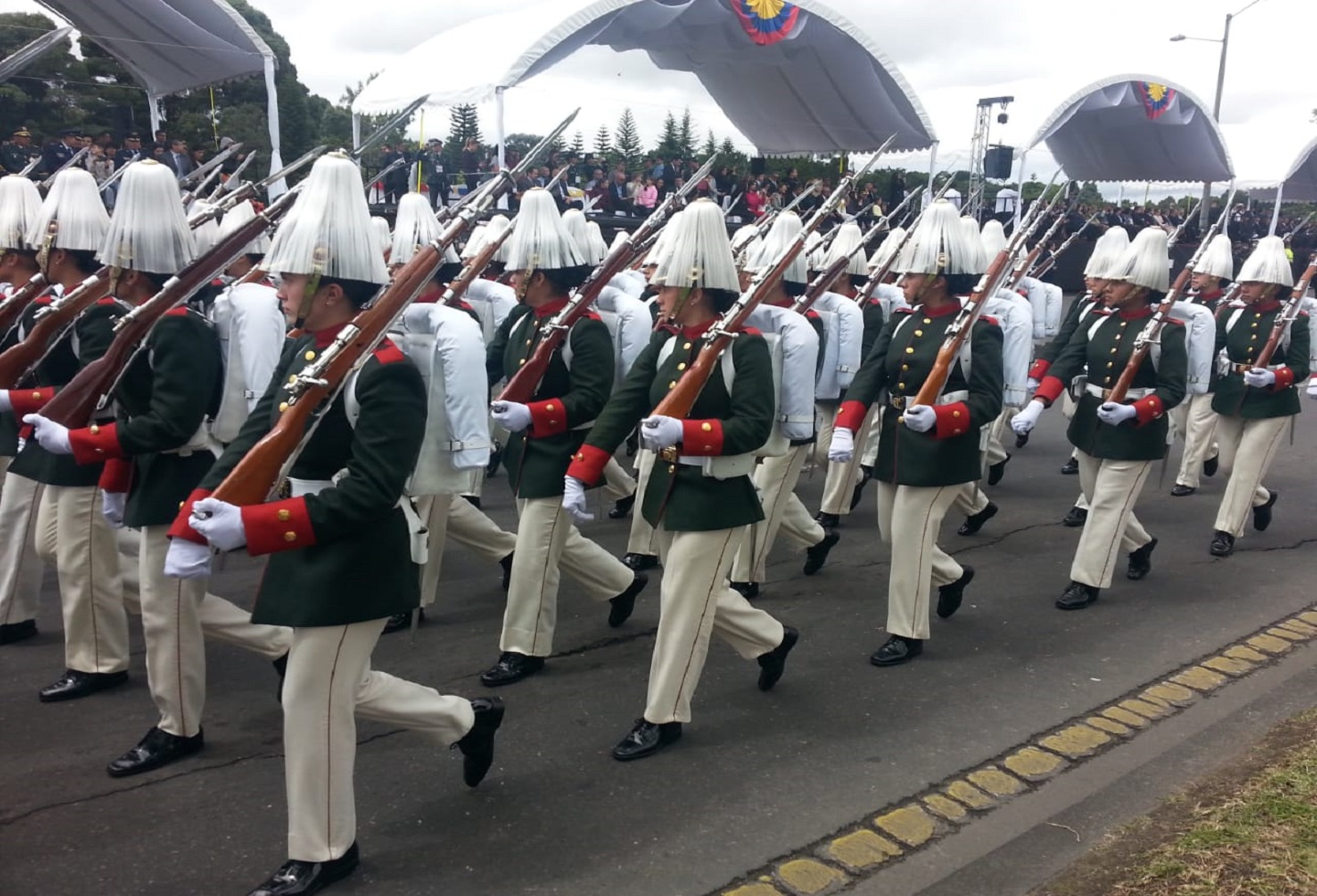 Desfile del 20 de julio en Bogotá